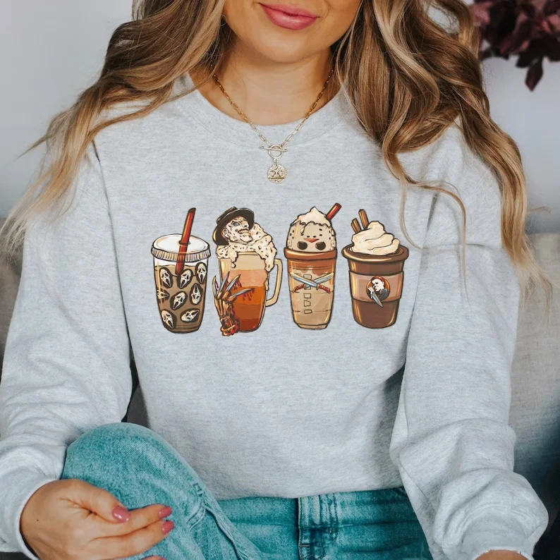 Horror Movie Coffee Sweatshirt