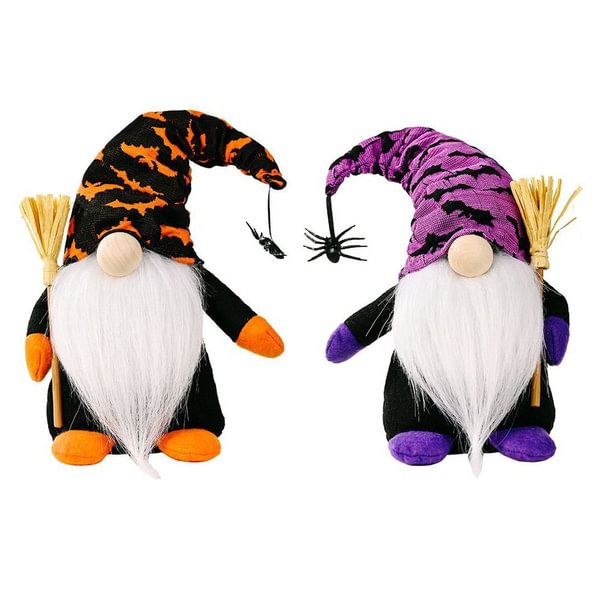 Home Kids Creative Rudolph Christmas Elf Doll Horror Festival Ornaments Faceless Gnome Doll Long Hat Striped Halloween Decorations - Shop Trendy Women's Fashion | TeeYours