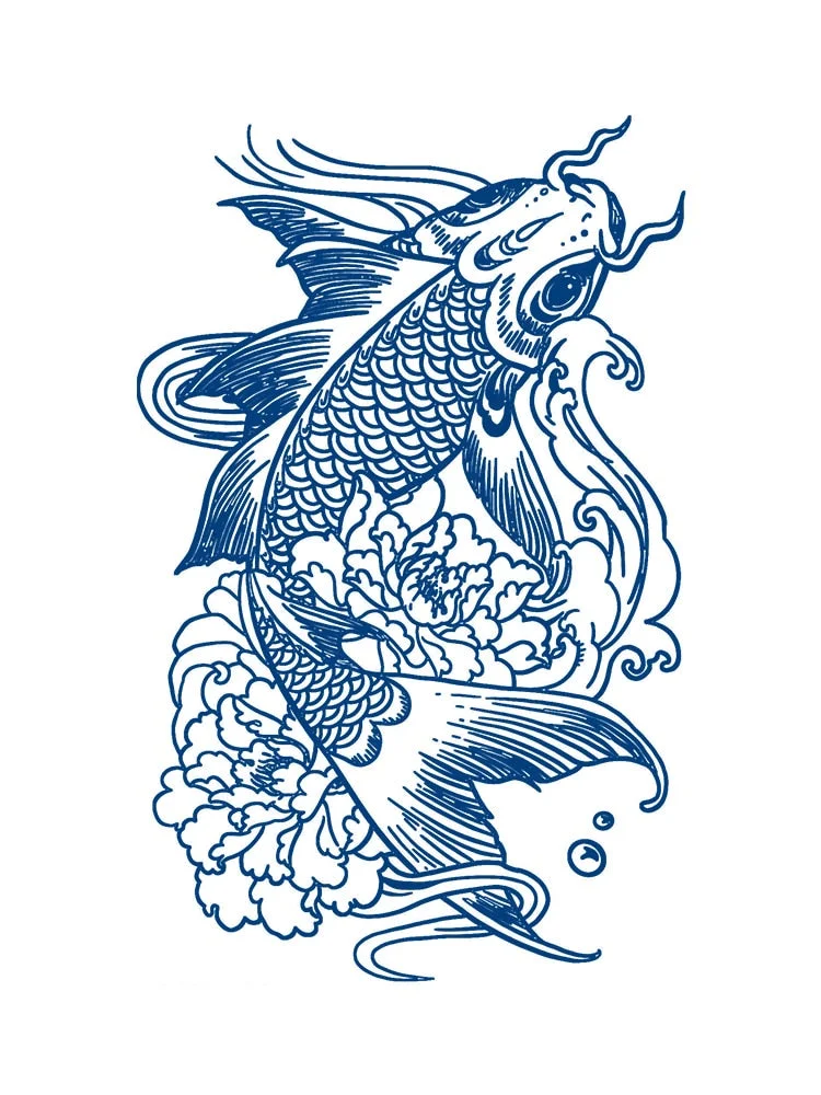 KT1-50 cross-border semi-permanent herbal juice tattoo sticker flower arm clavicle non-reflective simulation tattoo size pattern