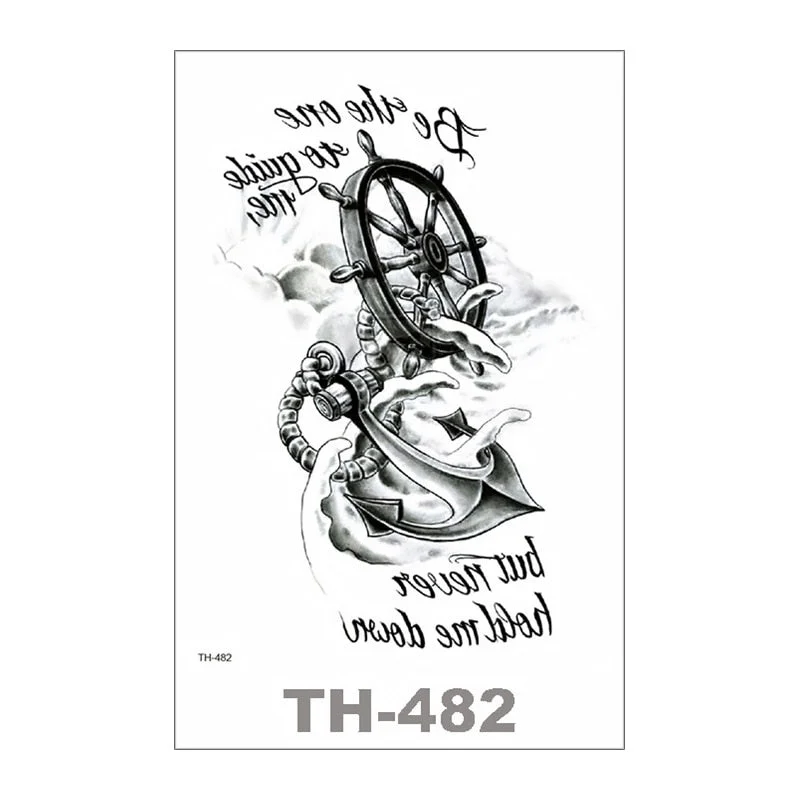 SDRAWING Temporary Tattoo For Women Sexy Tattoo Stickers Body Art Tattoo Chest Stickers Arm Tattoo Men Fashionable Fake Tatoo Cool Tattoo