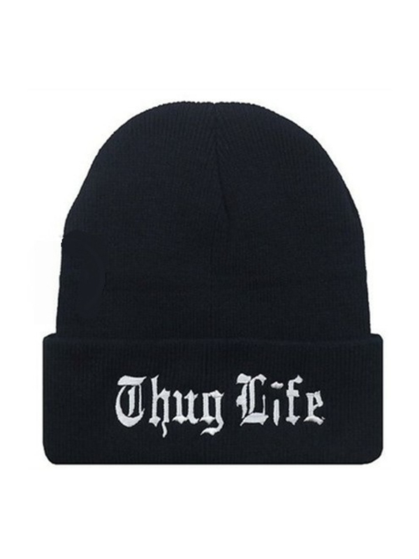 THUG LIFE Knitted Beanie