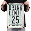 Drinking Limits - Metal Tin Signs(8*12Inch/12*16Inch) - Bar