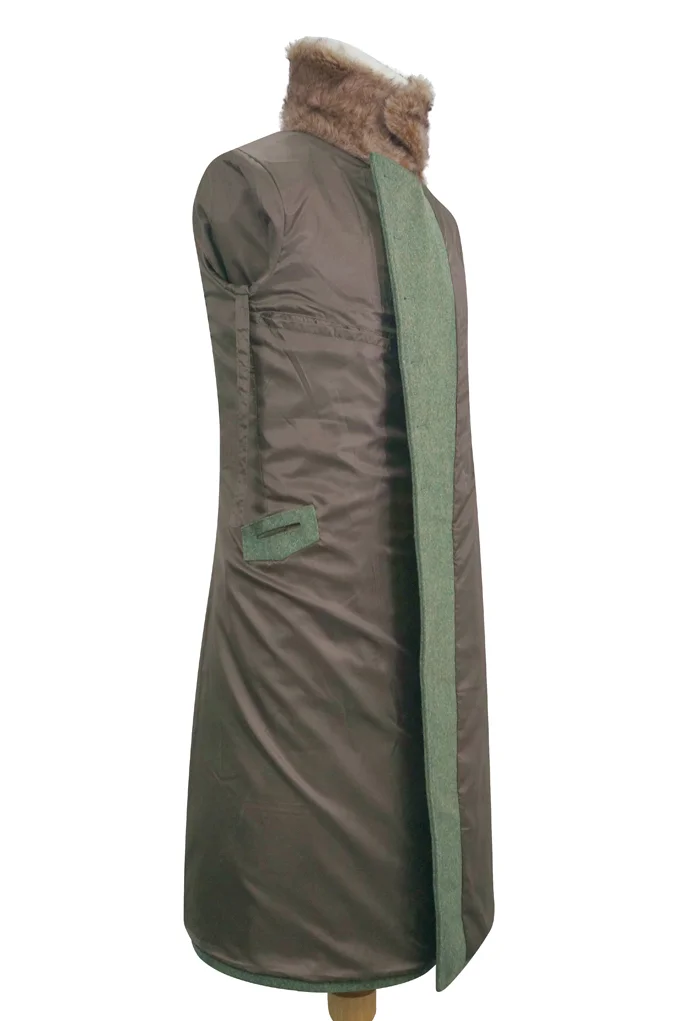   Wehrmacht German Officer Fur Collar Wool Greatcoat German-Uniform