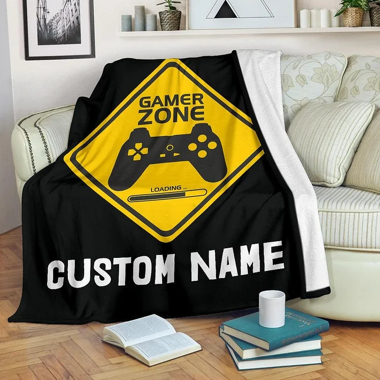 Personalized Gaming Blanket|59[personalized name blankets][custom name blankets]