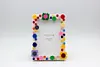 Garden DIY Building Block Photo Frame Kit,Creative Handmade Assembled Photo Frame Handmade Craft Gift Home Tabletop Display Decor