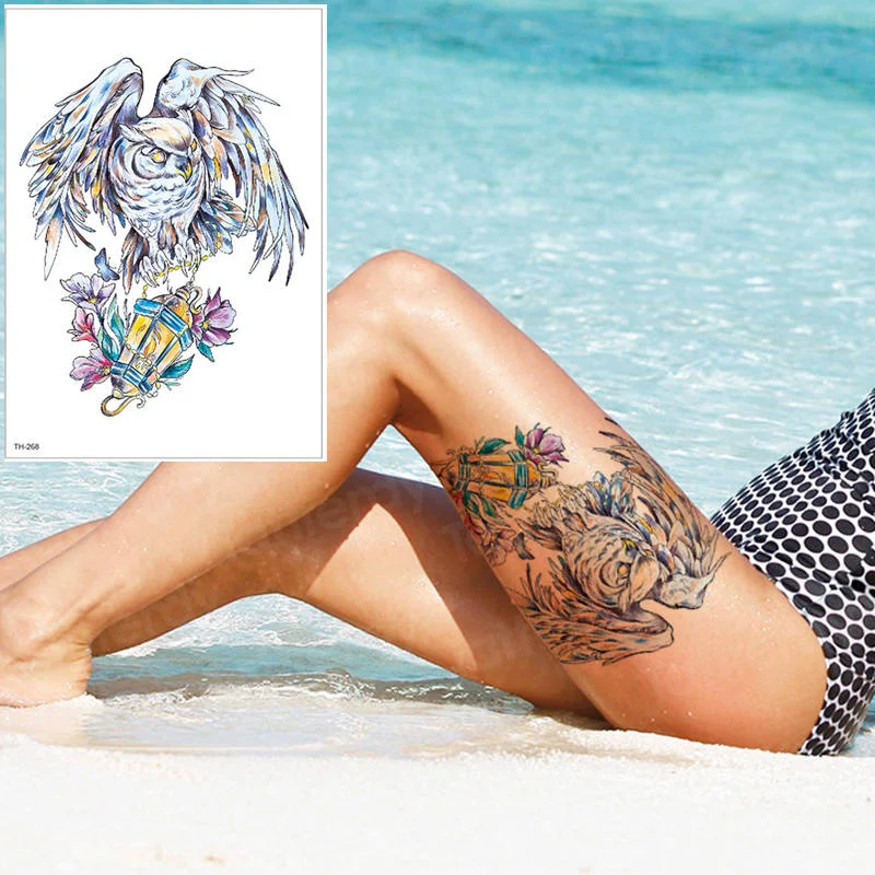 waterproof tattoo stickers bikini peony tattoo & body art flower rose tattoo fake water transfer tattoo temporary tatoo leg arm