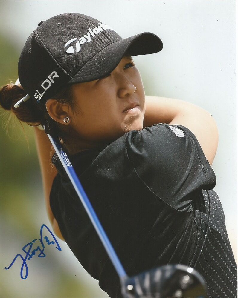 LPGA Jing Yan Autographed Signed 8x10 Photo Poster painting COA G