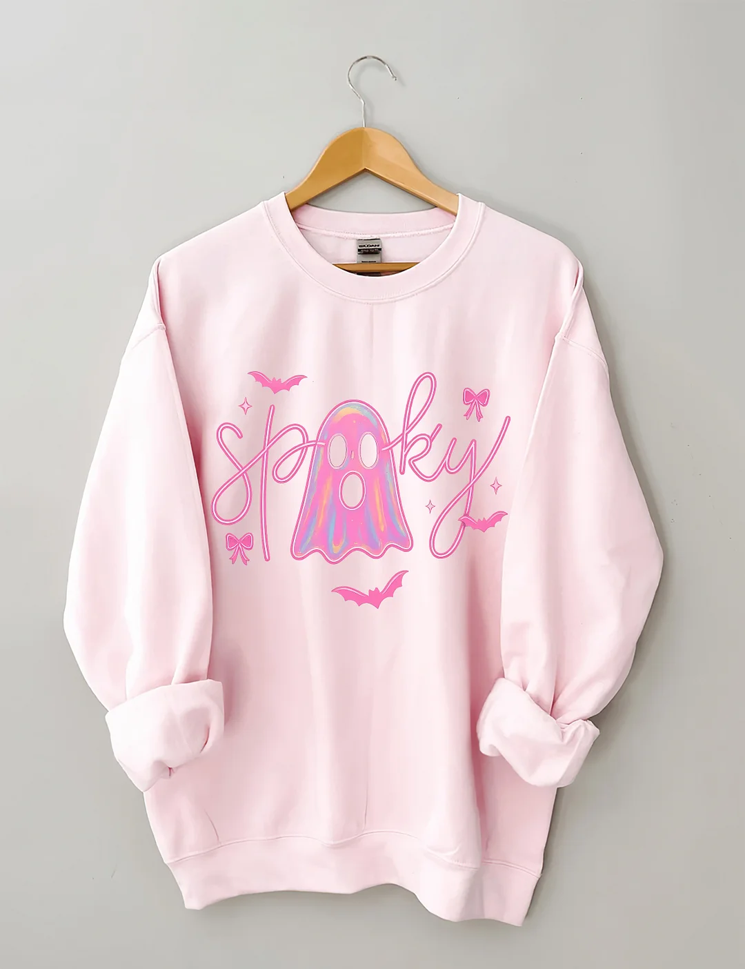 Neon Spooky Ghost Sweatshirt