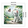 West Highland White Terrier-11CT Stamped Cross Stitch 40*40cm/15.75*15.75in