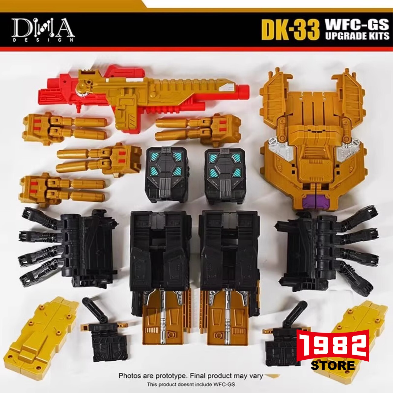 DNA DK-33  WFC-GS Upgrade Kits for Scorponok, Transformables Accessory, Model Toy Upgrade Parts, Compatible with WFC-GS Series, Mecha Enhancement Kit, Collectib Action Figure