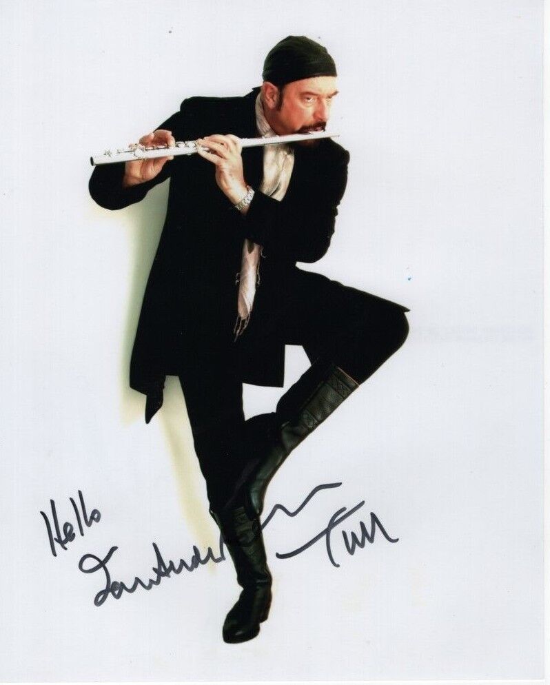 IAN ANDERSON Signed Autographed JETHRO TULL Photo Poster painting