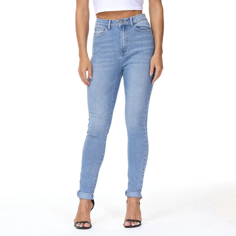 Women's Skinny Ripped Slim Fit Jeans Pants High-waisted Skinny Jeans for Women