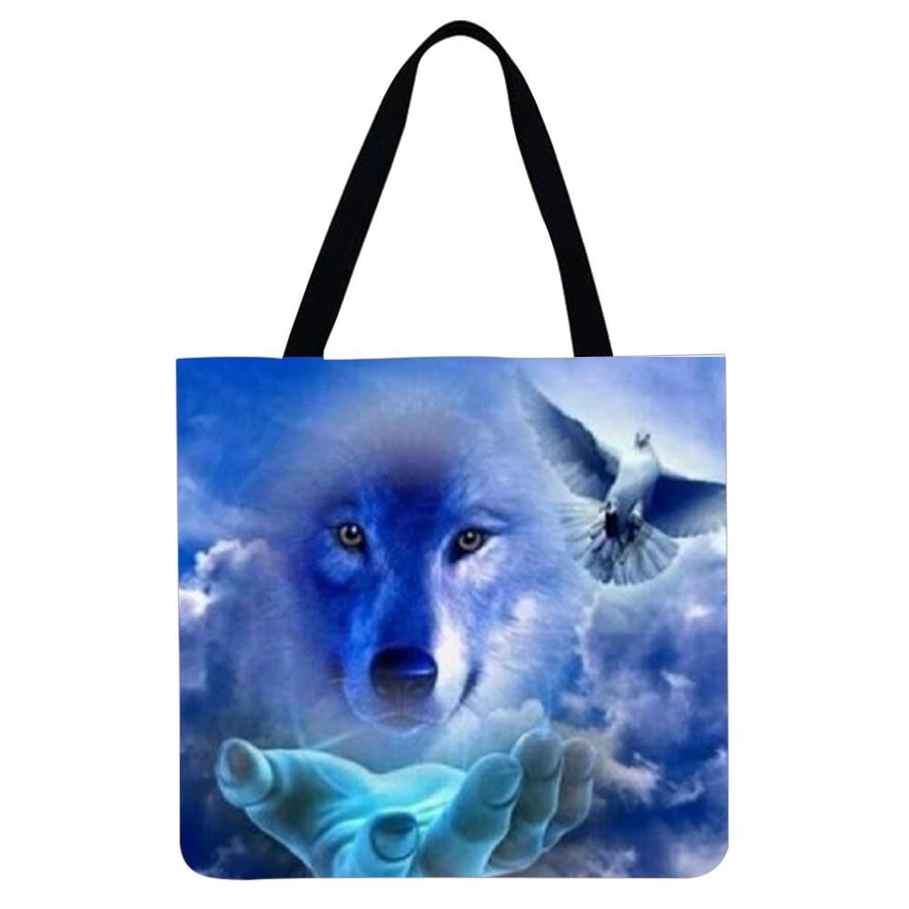 Linen Print Tote Bag linen-print-tote-bag