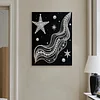 (30x40cm)Starry DIY Pearl Painting Framed Grape Handmade Pearl Material Art Kit Living Room Decor