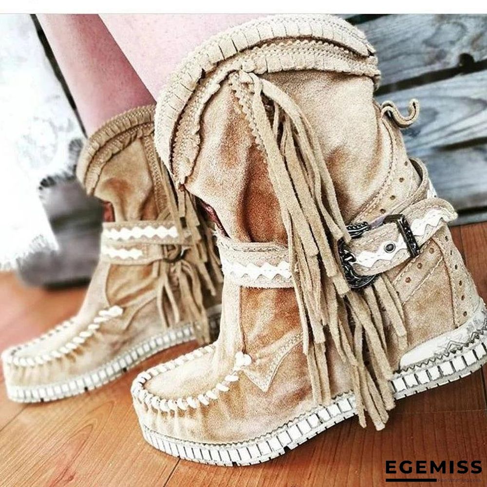 New Style Tassels Ankle Boots | EGEMISS