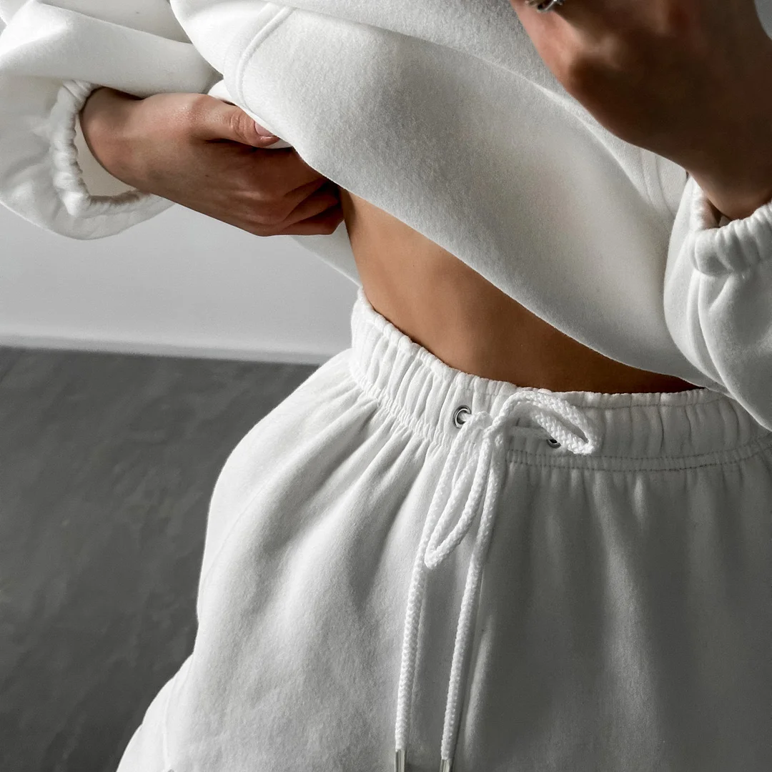 Women's Fashion Sports Casual Sweatshirt Set