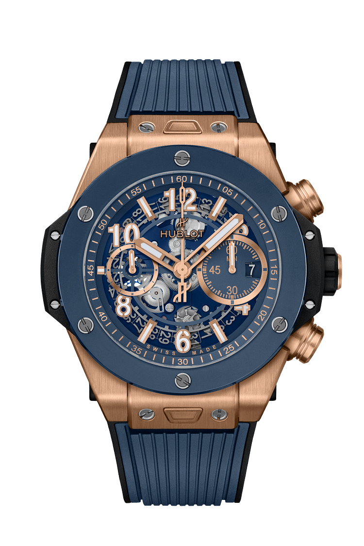 BIG BANG UNICO KING GOLD BLUE CERAMIC