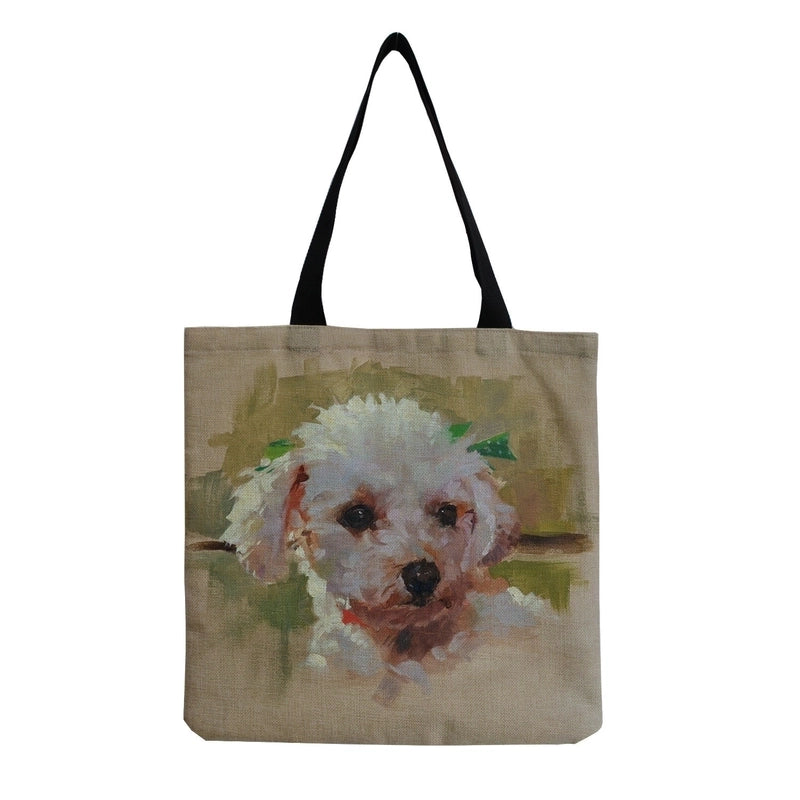Women’s Cute Dog Shopping Bags
