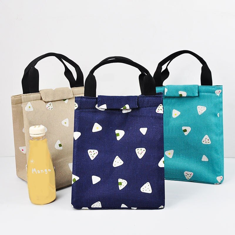 High Capacity Cute Insulated Lunch Bag for Women Kids Waterproof Portable Canvas Thermal Food Container Picnic Bento Cooler Bags US Mall Lifes