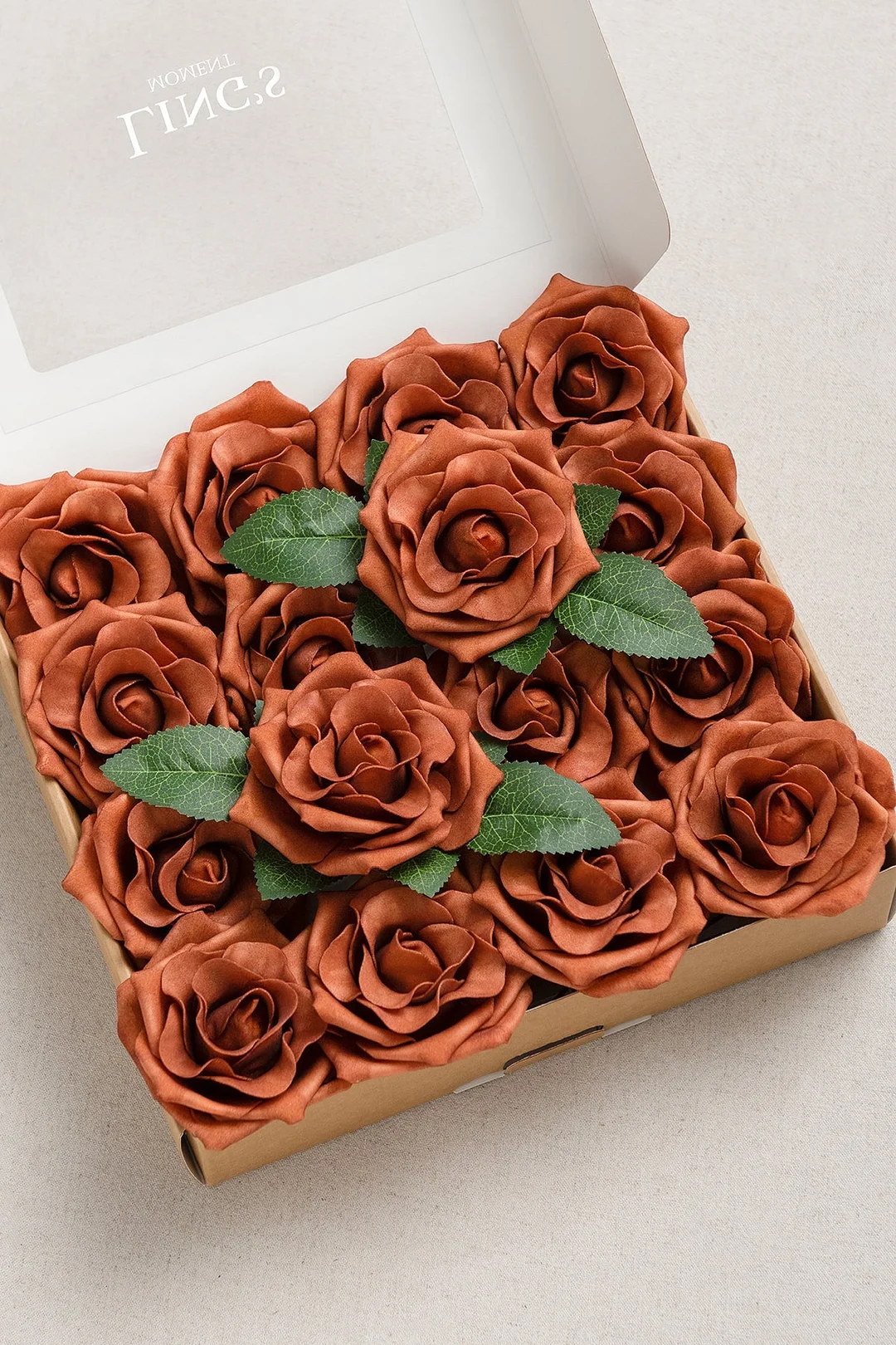 3.5" Foam Avalanche Rose with Stem - 16 Colors