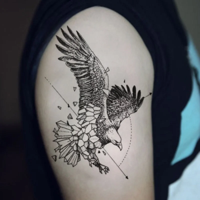 Black Words Temporary Tattoo Sticker Letter Art Waterproof Tattoo Paste Removable Tatoo Body Arm