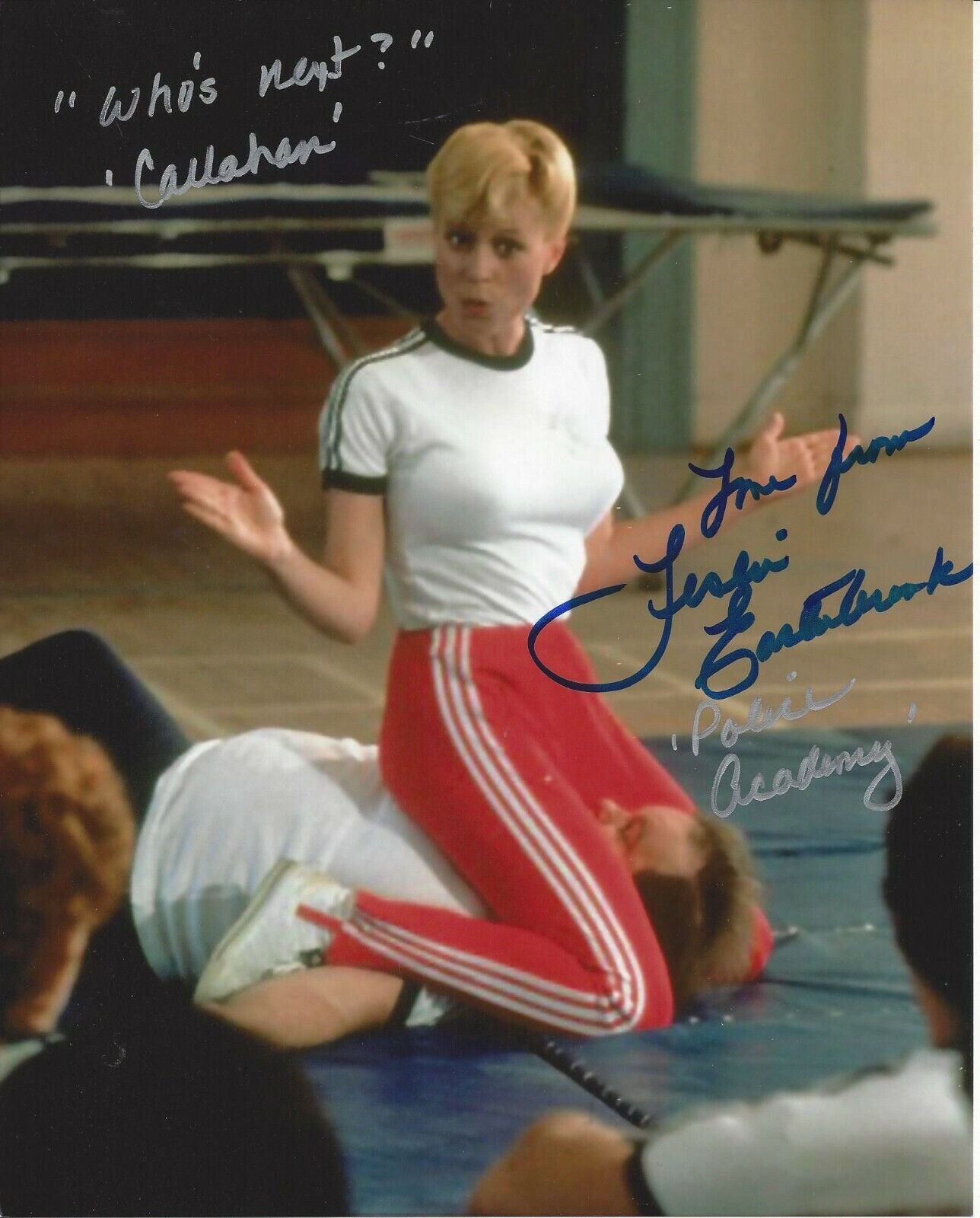 Leslie Easterbrook Autographed 8x10 Police Academy #2