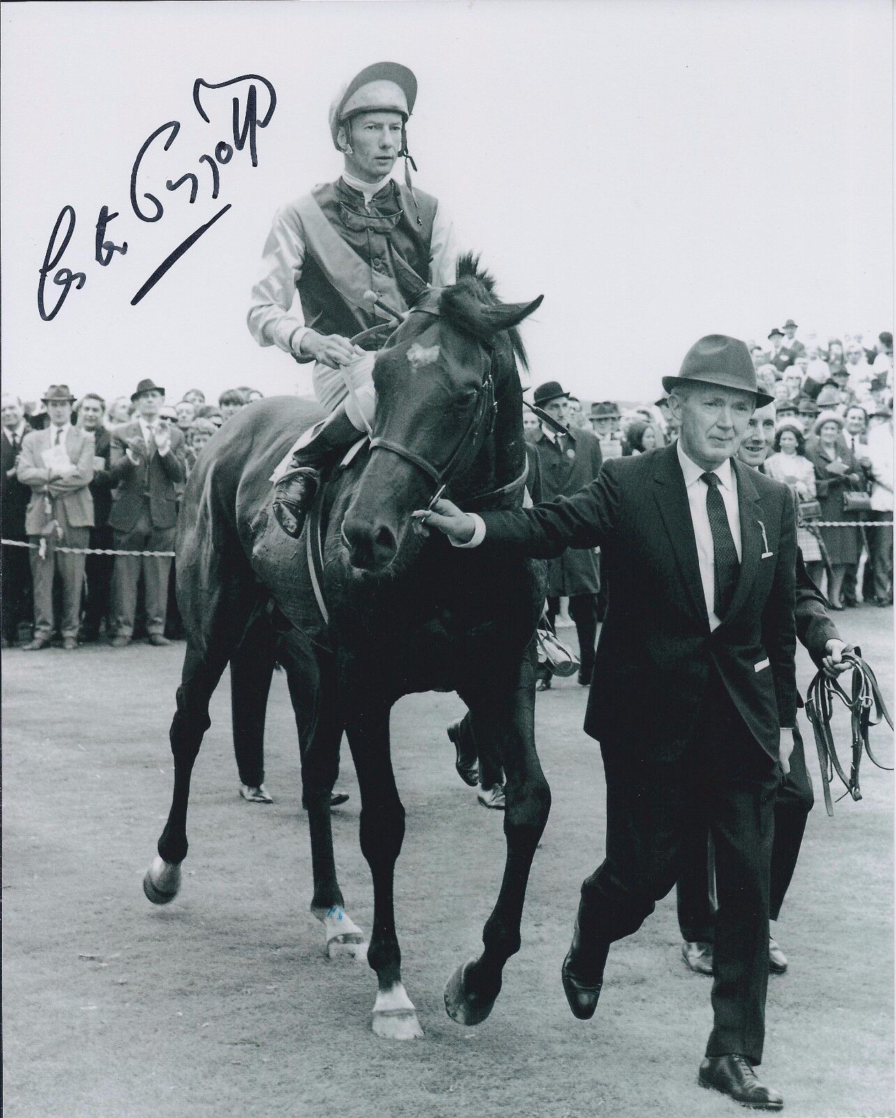 Lester PIGGOTT Signed Autograph Photo Poster painting AFTAL COA Champion Jockey NIJINSKY RARE