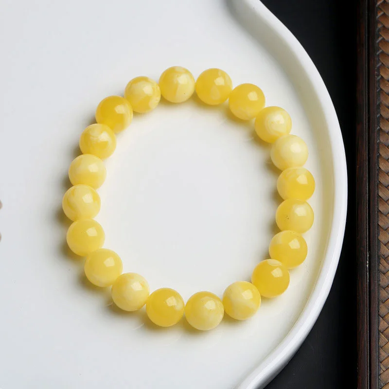 Amber Bead Emotional Balance Adjustable Bracelet