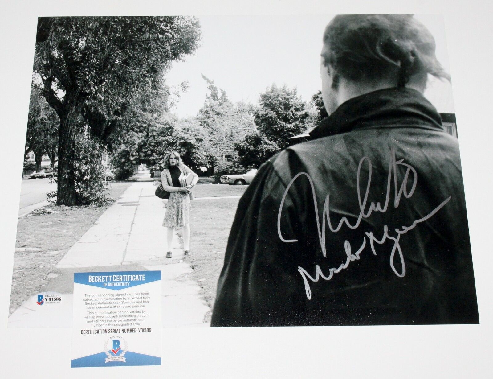 NICK CASTLE SIGNED HALLOWEEN 'MICHAEL MYERS' 11x14 Photo Poster painting 1 BECKETT COA BAS PROOF