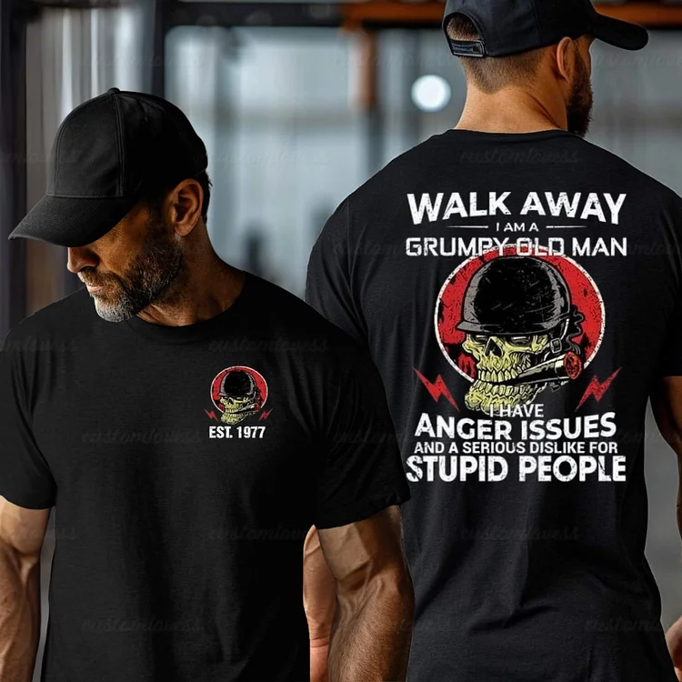 Custom Walk Away Grumpy Old Men Shirt