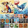 DIY Button Art Kit with Frame 11.81x11.81inch Button Painting Kit Button Painting Craft Set for Adults Beginners Arts Crafts Home Decoration