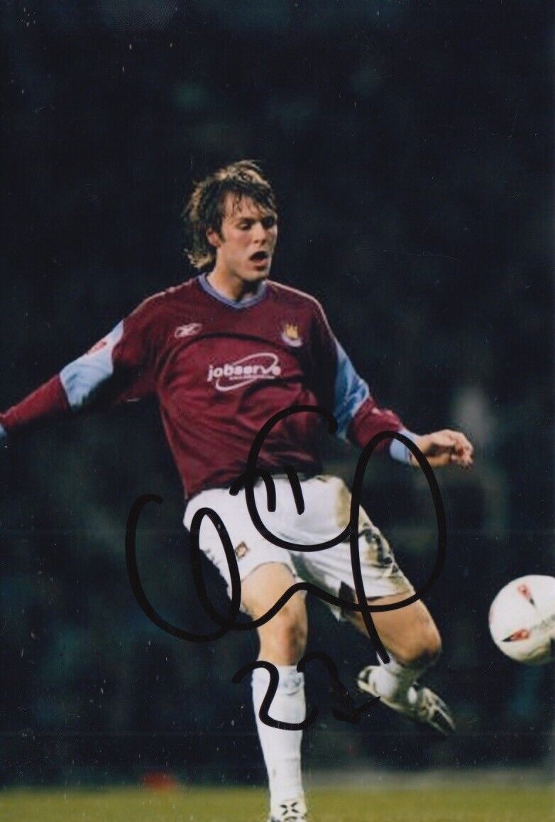 ELLIOTT WARD HAND SIGNED 6X4 Photo Poster painting WEST HAM UNITED FOOTBALL AUTOGRAPH 1