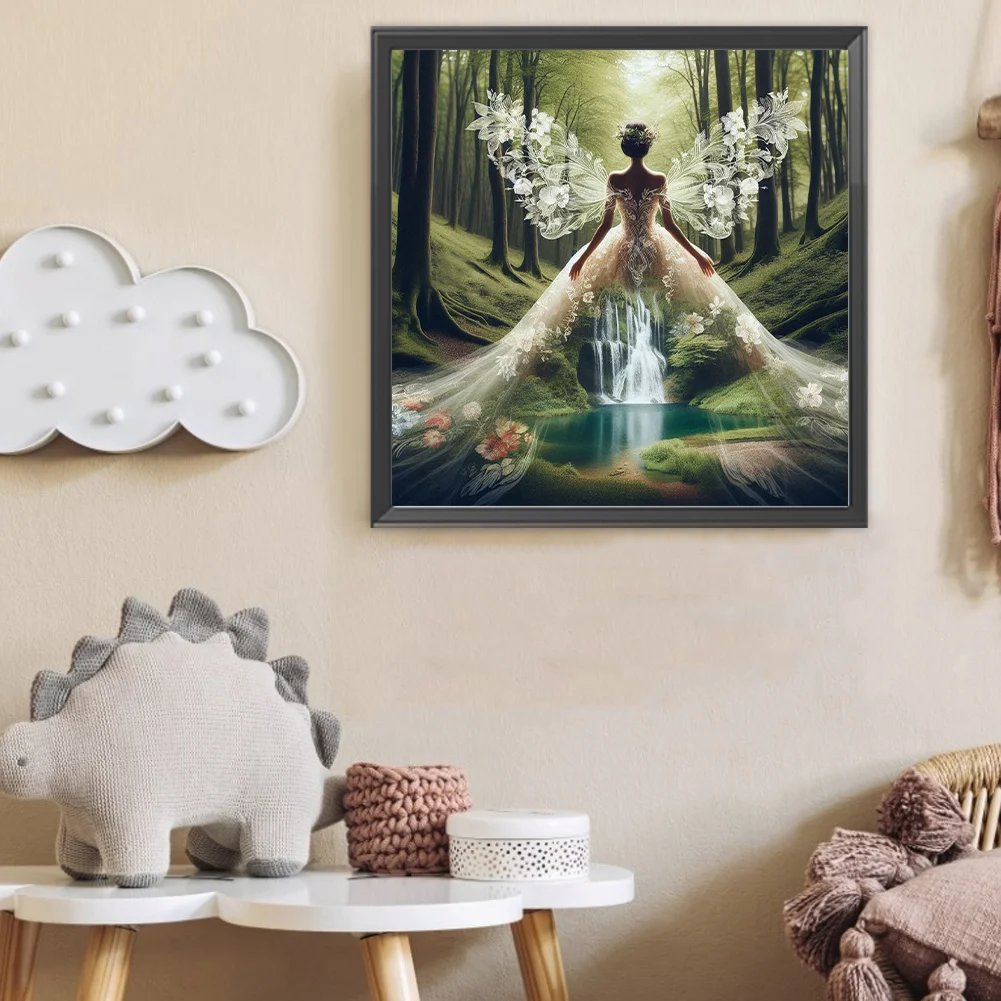 Diamond Painting - Full Round Drill - Princess Silhouettes(Canvas|40*40cm)