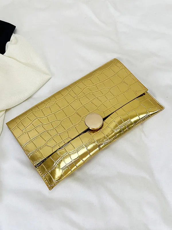 Geometric Shiny Split-Joint Bags Handbags