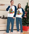 Family Christmas Tree Letter Parent-child Print Home Pajamas