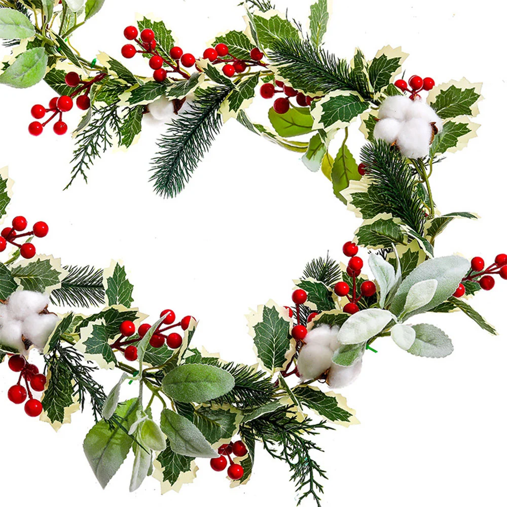 New Christmas Decoration Rattan Simulation Garland