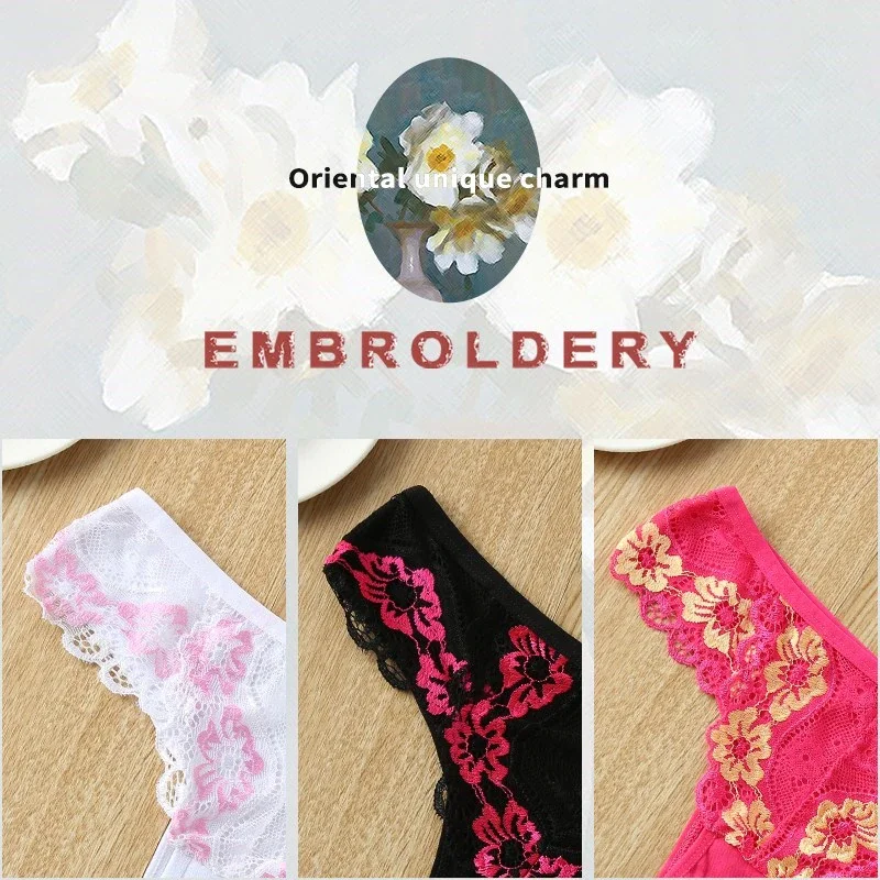 Billionm Sexy Panties Cotton Women G-String Solid Color Printing Female UnderpantsThong Underwear Pantys Low-Waist Lingerie Briefs