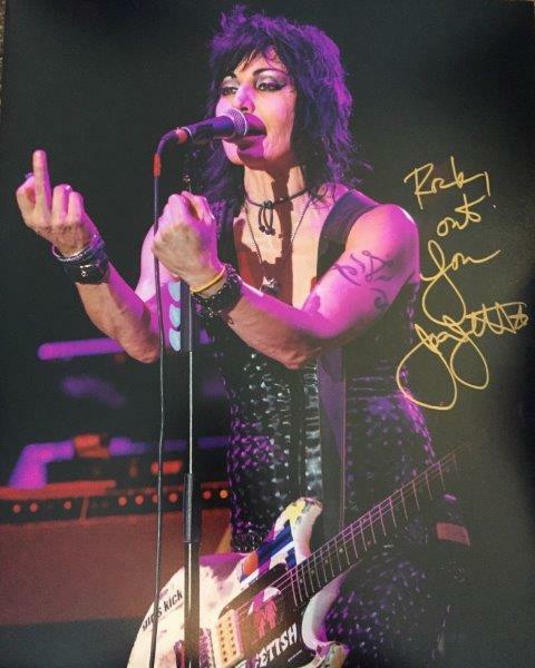 REPRINT - JOAN JETT Runaways Blackhearts Autographed Signed 8 x 10 Photo Poster painting Poster