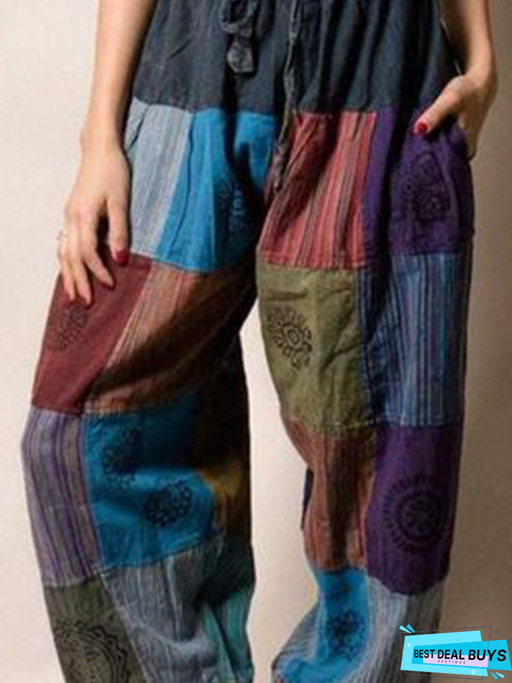 Abstract Casual Pants