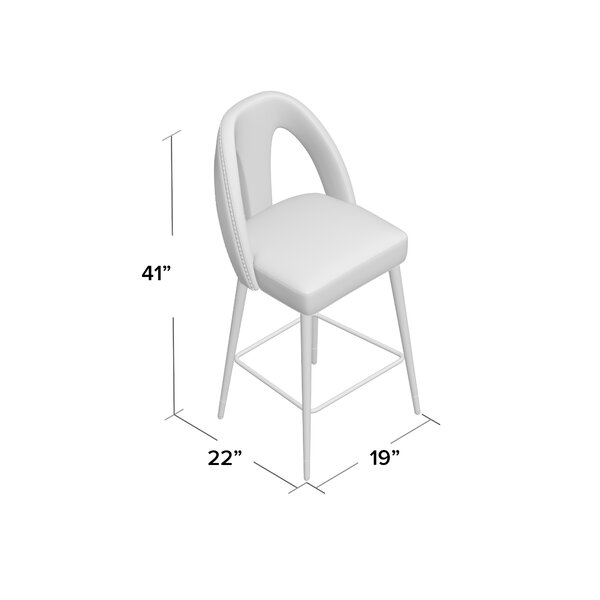 Connor Velvet 28" Stool