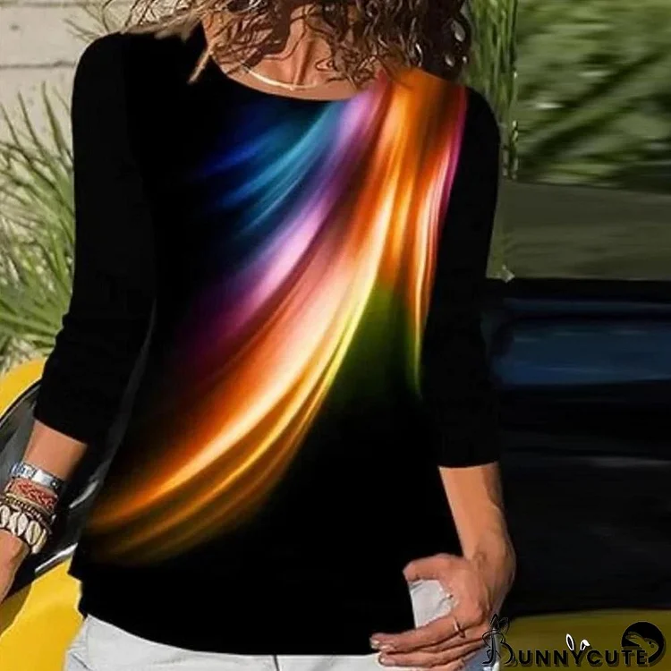 Sunshine Rainbow Streak Top