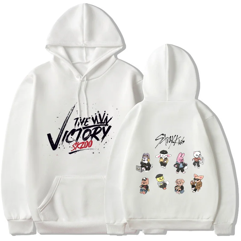 Stray Kids Casual Colorblock Hoodie