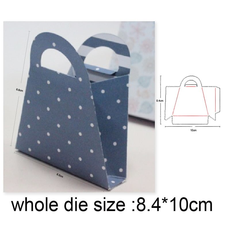 Craft Dies Candy Gift Box Bag Cutting Dies Stencils For Greeting Cards Making Scrapbooking Dies Metal Dies Nouveau Arrivage 2020