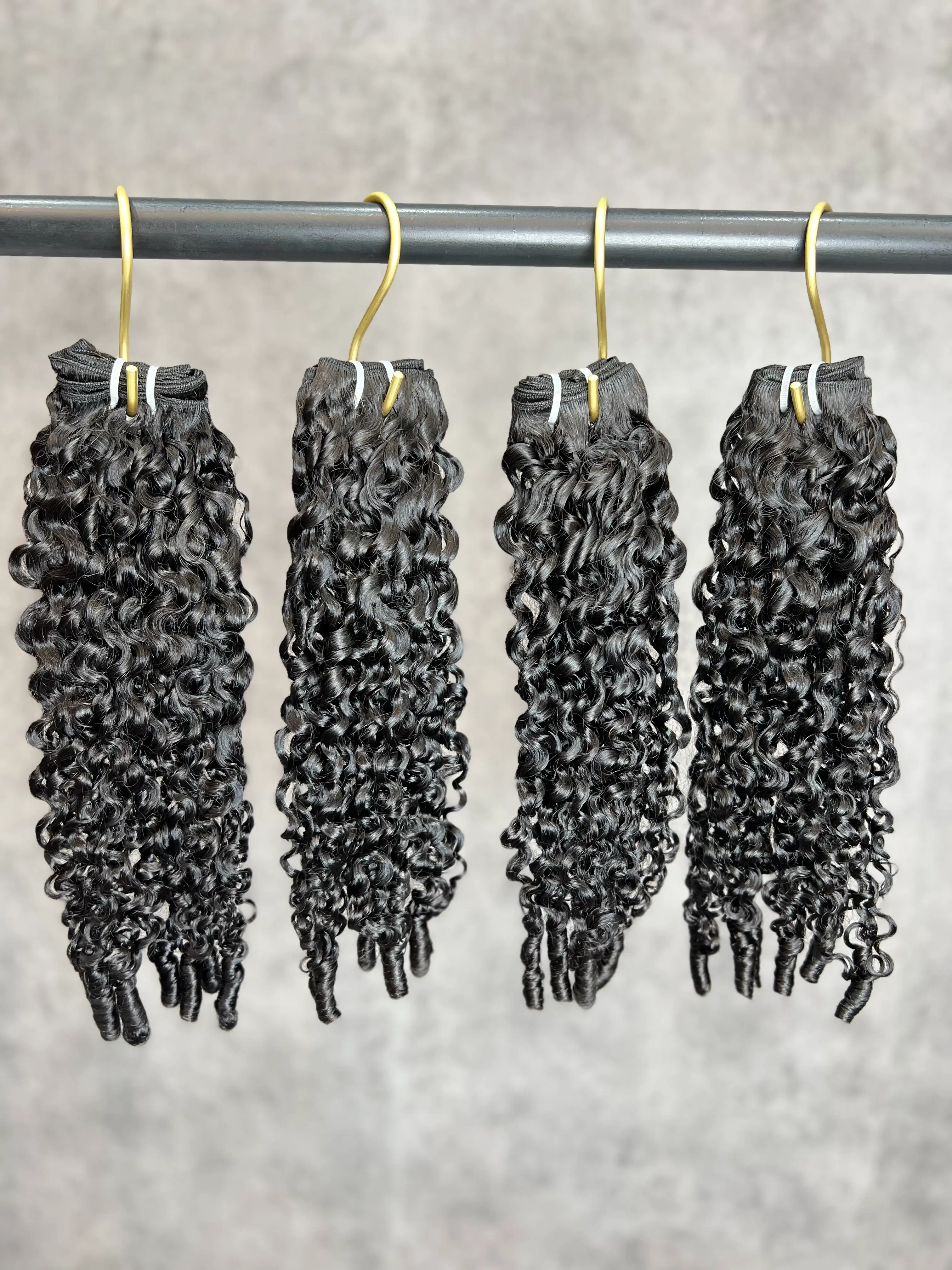 4PCS Spiral Curly Top Vrigin Hair Bundles | 12&ndash;30 Inch |Boruihair | 100% Human Hair