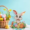 Diamond Painting Acrylic Easter Eggs Rabbit Desktop Ornaments Kit