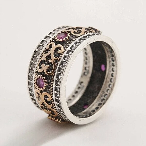 🔥Last Day 75% OFF🎁Antique Boho Gemstone Ring