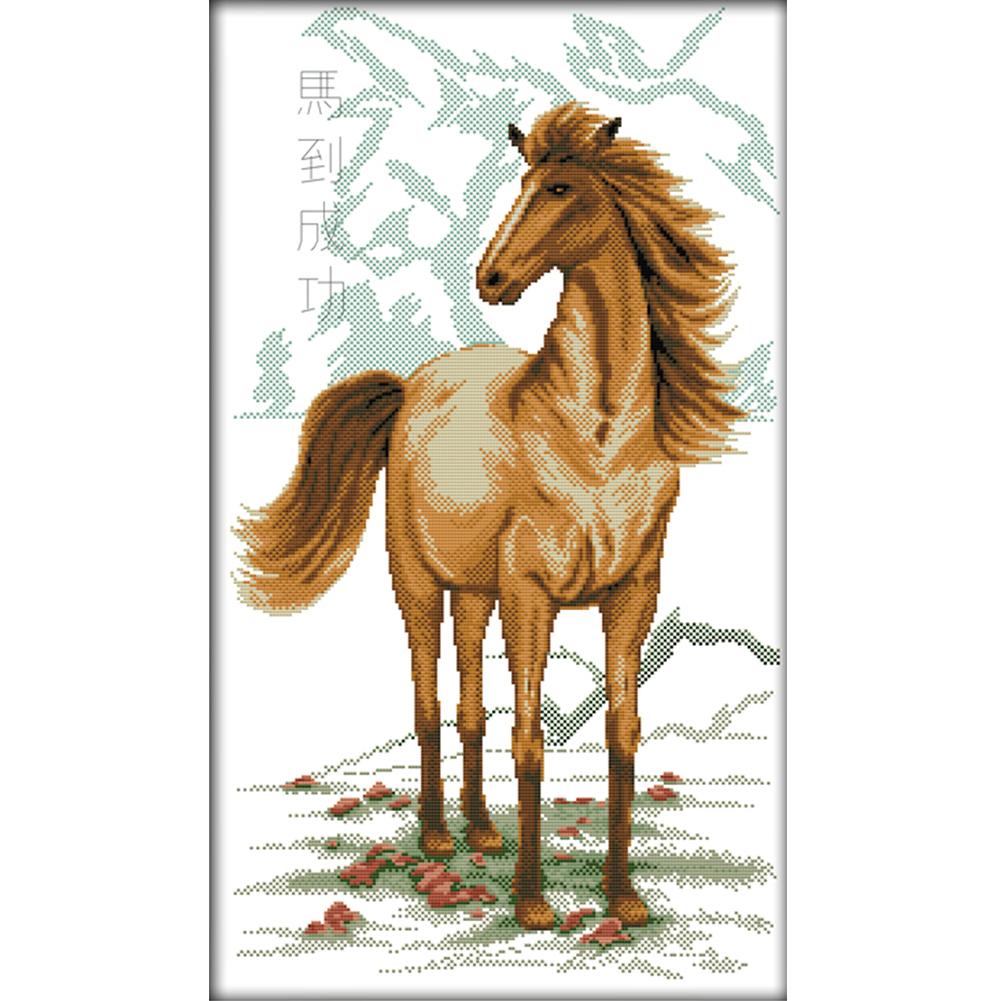 

Success - 14CT Stamped Cross Stitch - 37*61cm, 501 Original
