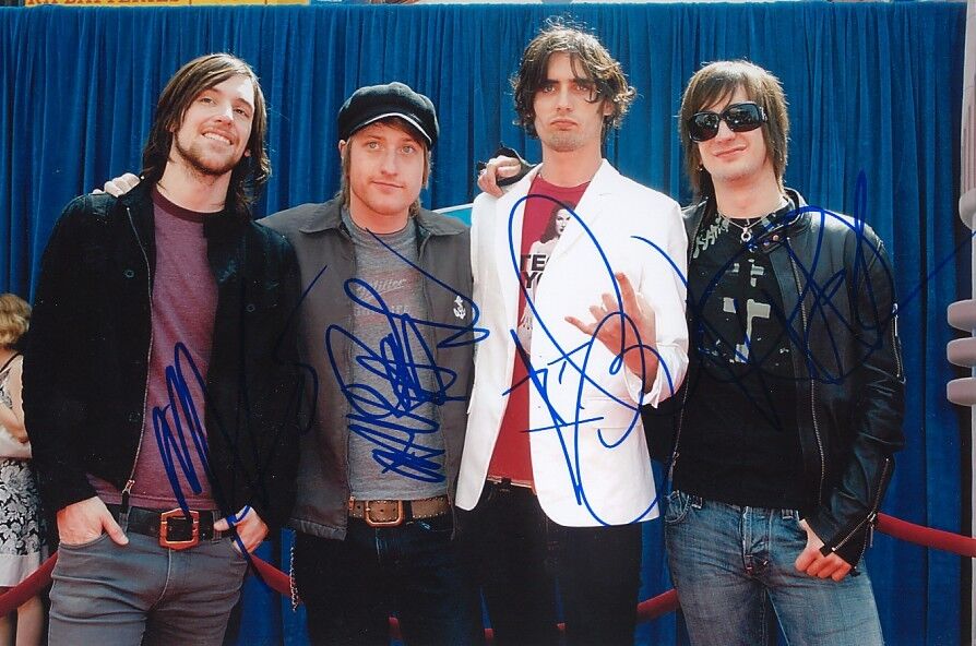 All American Rejects autograph 6x9