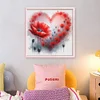 Love Poppy-11CT Stamped Cross Stitch 40*40cm/15.75*15.75in