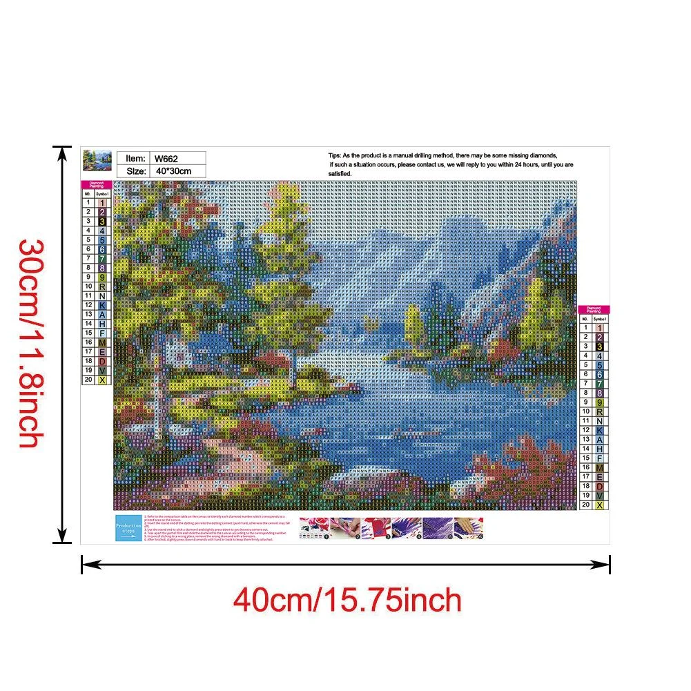 Diamond Painting - Full Round Drill - Scenery